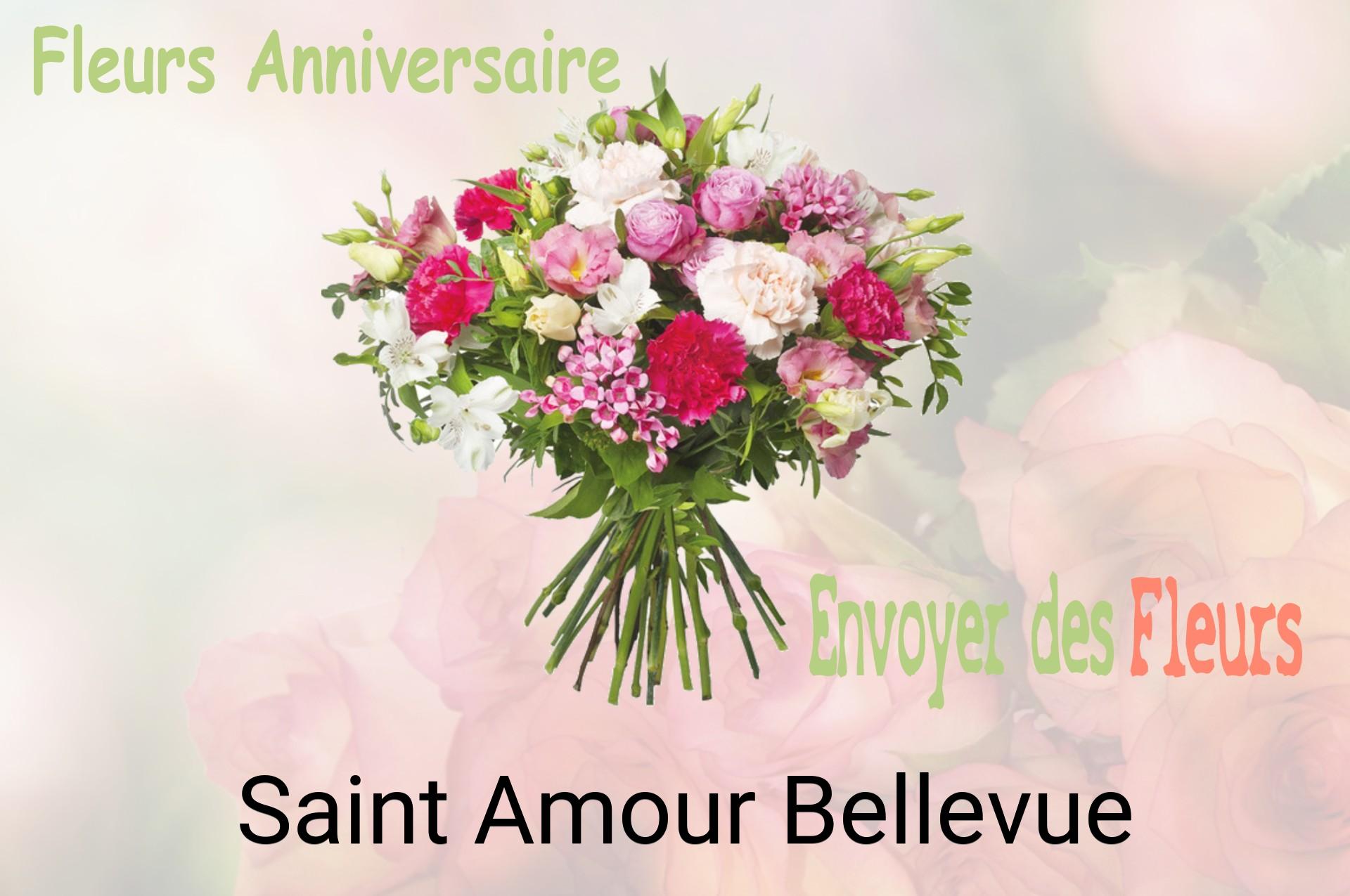 Bouquet de fleurs d’anniversaire livré à Saint-Amour-Bellevue