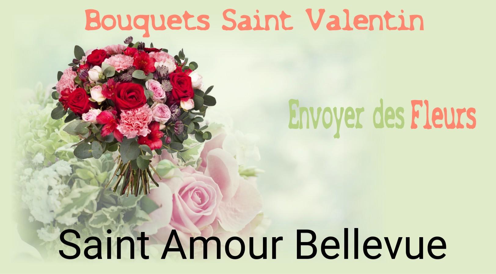 Roses de Saint-Valentin livrées à Saint-Amour-Bellevue